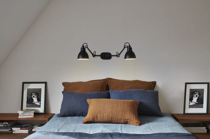 DCWéditions LAMPE GRAS N°204 DOUBLE wandlamp - zwart