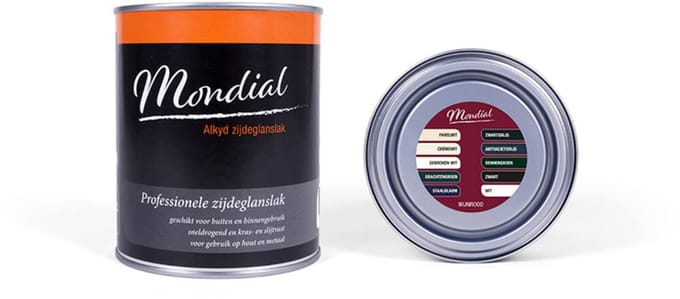 Mondial Zijdeglans Alkyd RAL3005 Wijnrood