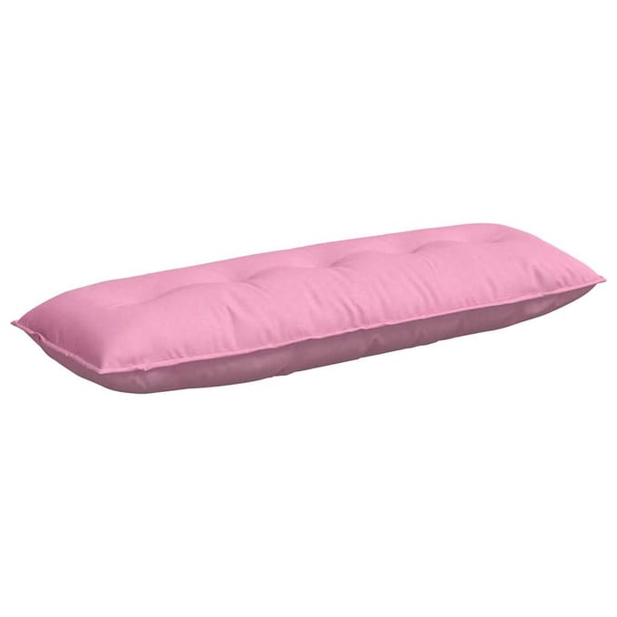 vidaXL - Rugkussen - Roze - 200 - x - 19 - x - 50 - cm - Stof