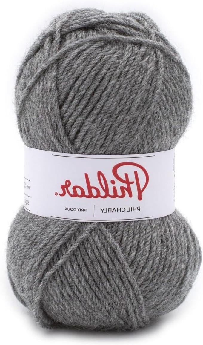 Wolbollen Set - Brei- en haakgaren - Creatief handwerken - Oeko-Tex Gecertificeerd - 10 x 114 Meter - Grijs Flanel