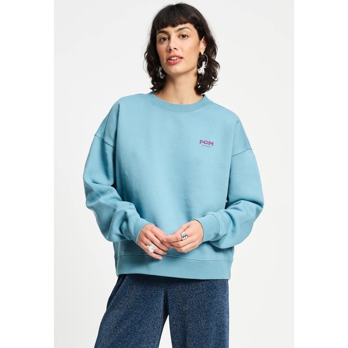 POM Amsterdam Sweater - Dawn Blue Taglia: 36 | Maglioni a maglia Outlet | Donna | Blu