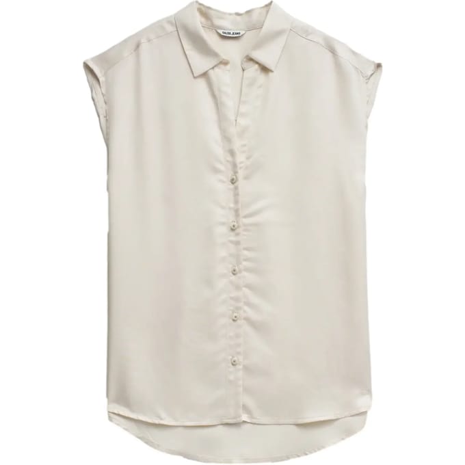 Vrouwenblouse Salsa Jeans Lightdenim