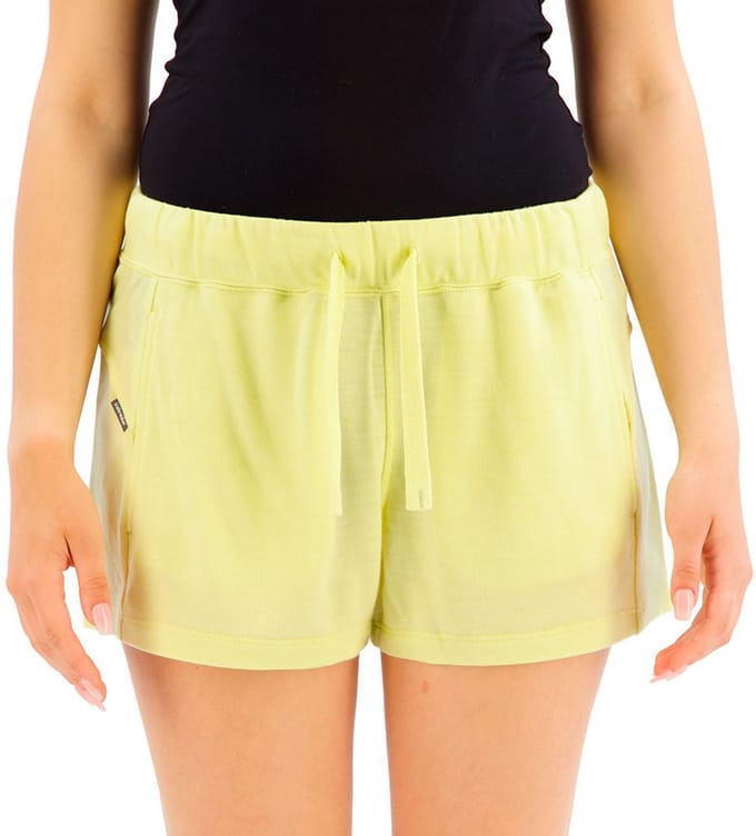 Icebreaker Merino Crush Ii Korte Broek Geel M Vrouw