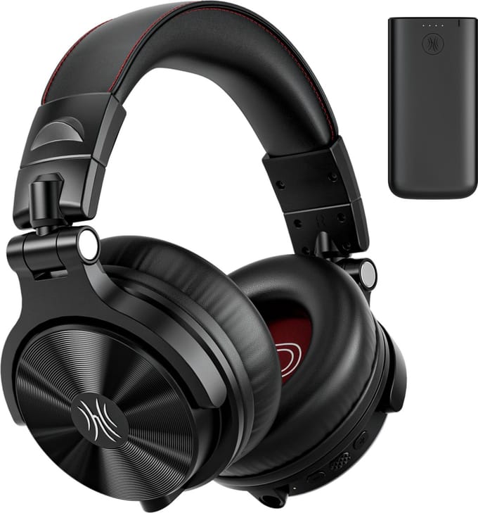 OneOdio - Wireless Studio Max 2 Headphones Black - Draadloze Over-Ear Koptelefoon – Bluetooth – Met Microfoon