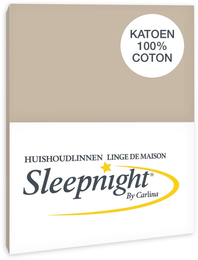 Sleepnight Kussensloop Katoen Café - 50 x 70 cm - [Beige]