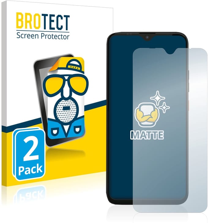 BROTECT - Screenprotector voor Gigaset GS4 - Folie Beschermfolie matte 2 Stuks
