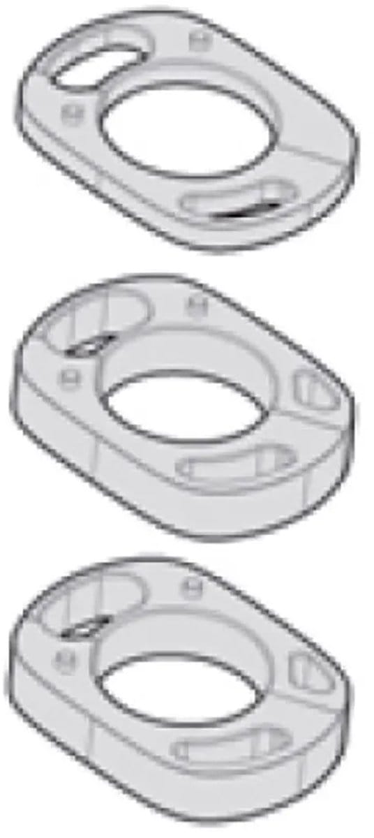 Vision Mw011 5d Acr Afstandhouders Zwart 10 mm