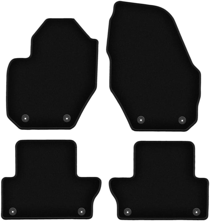 BASIC zwarte veloursmatten voor: Volvo XC60 I crossover (2008-2017)