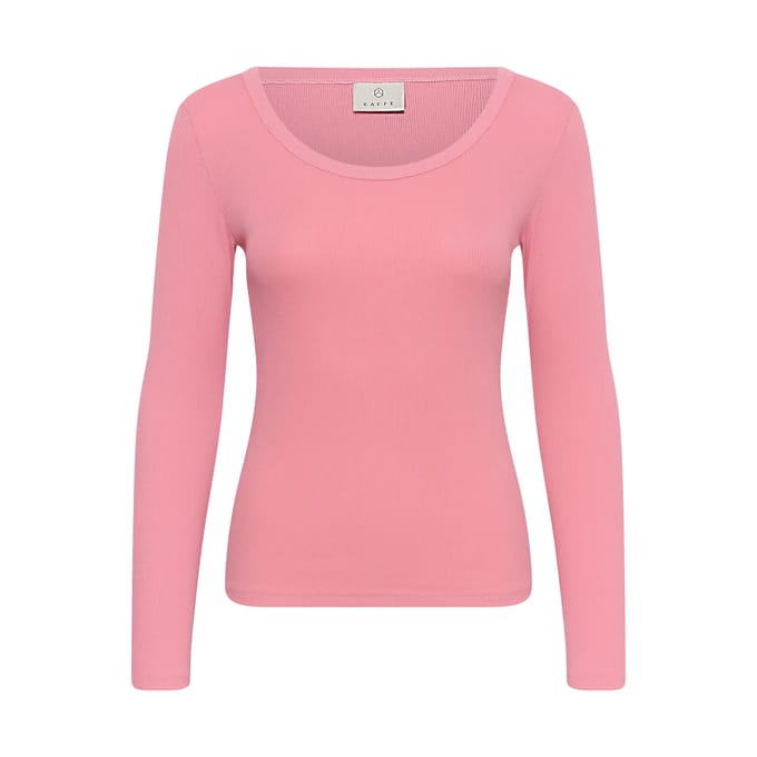 Dames-T-shirt met lange mouwen KAFFE KACarna
