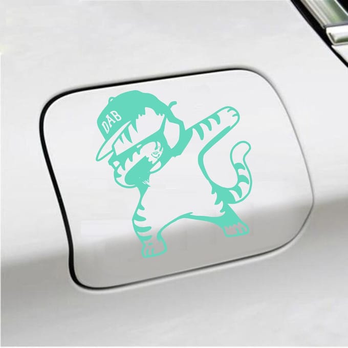Bumpersticker - Dab - 15 X 14 - Mint