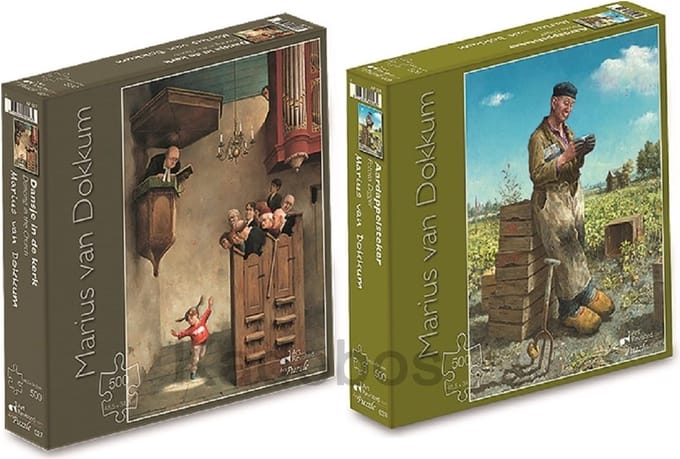 Art Revisited Marius van Dokkum puzzel - 2x 500 stukjes - Humoristisch