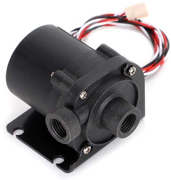 Allecto - PC Waterpomp - Waterkoeling Pomp - Compact en Efficiënt - Zwart - 12V - Voor Computergebruik - G1/4in Aansluiting