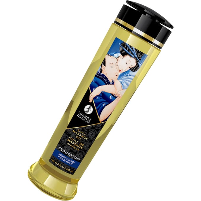 Shunga - Massageolie - Seduction Midnight Flower - 240 ml