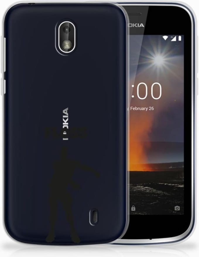 Nokia 1 Telefoonhoesje met Naam Floss