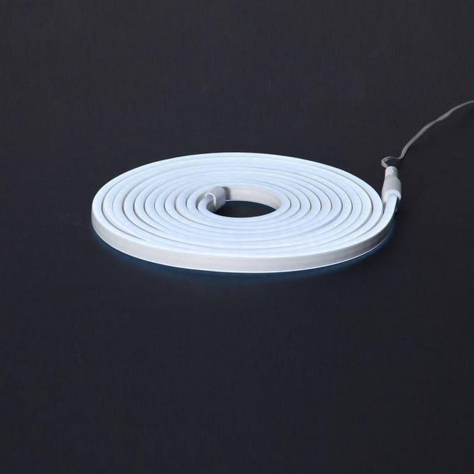 Star Trading LED koordlamp Flat Neon LED, neutraal wit, voor buiten, plat, 5m