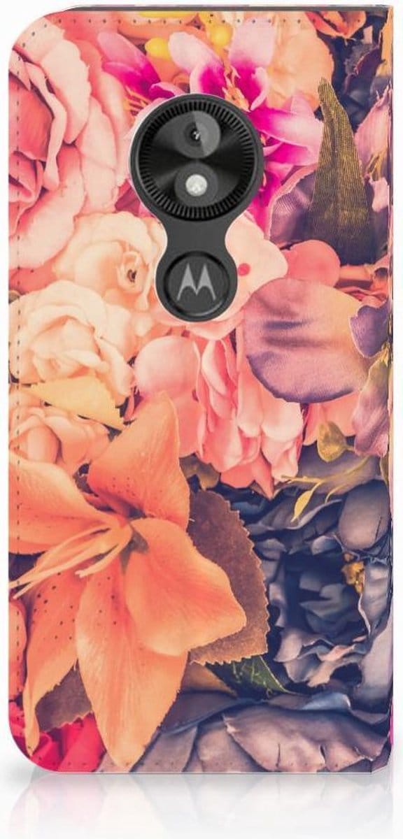 Motorola Moto E5 Play Smart Cover Bosje Bloemen