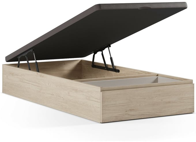 Vente-unique Bedbodem met opberglade 90 x 200 cm - Licht naturel - HESTIA de YSMÉE