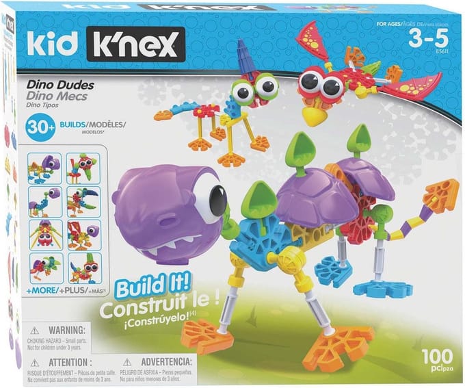 kid knex dino dudes building set