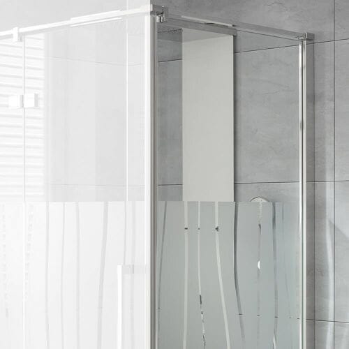 HSK Atelier Plan shortened side panel for hinged door and hinged folding door 80 cm 17918080-41-50