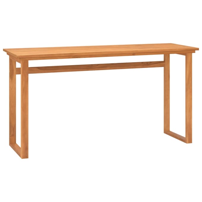 vidaXL - Bureau - 120x45x75 - cm - massief - teakhout