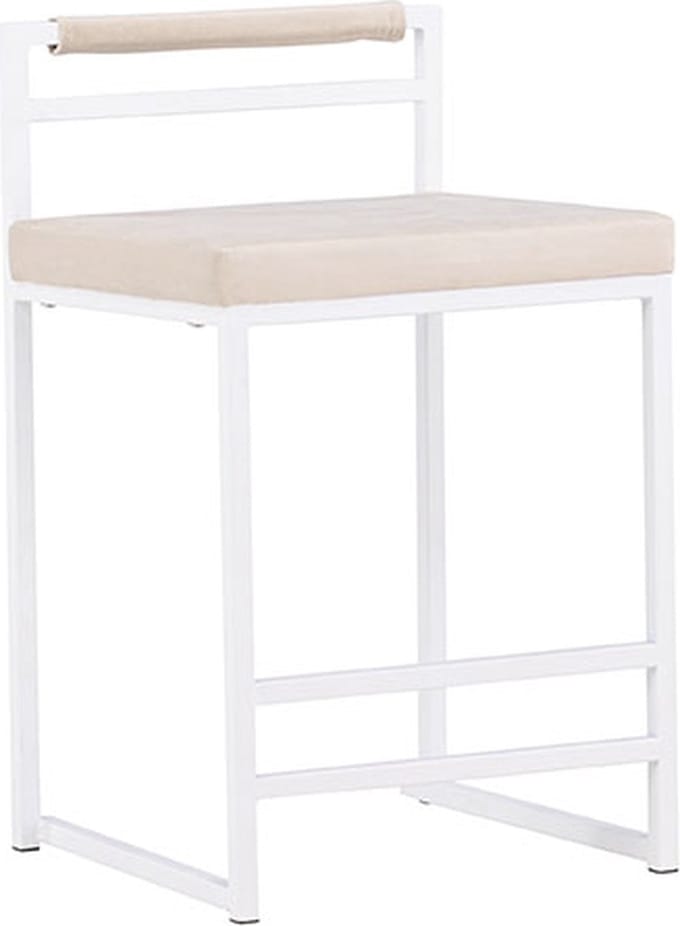 Opelika barstoel velours beige.