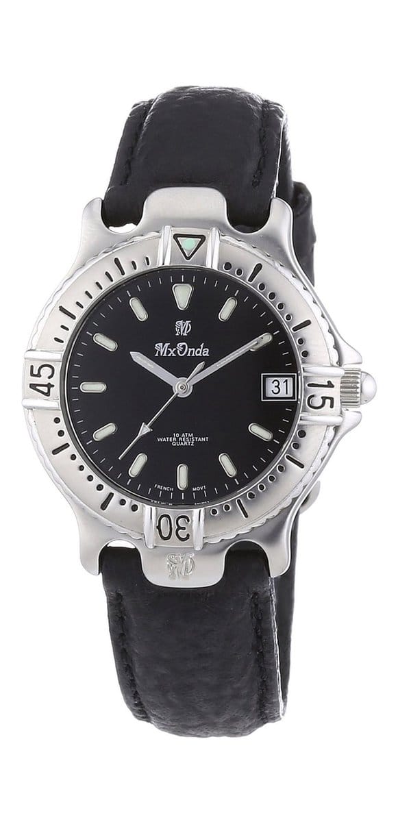 Mx Onda 32-1200-44 Horloge - Leer - Zwart - Ø 31 mm