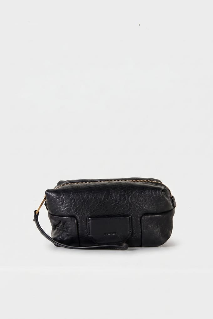 AllSaints Ares Grain Wristlet Black Taglia: OS | Pochette Outlet | Donna | Nero