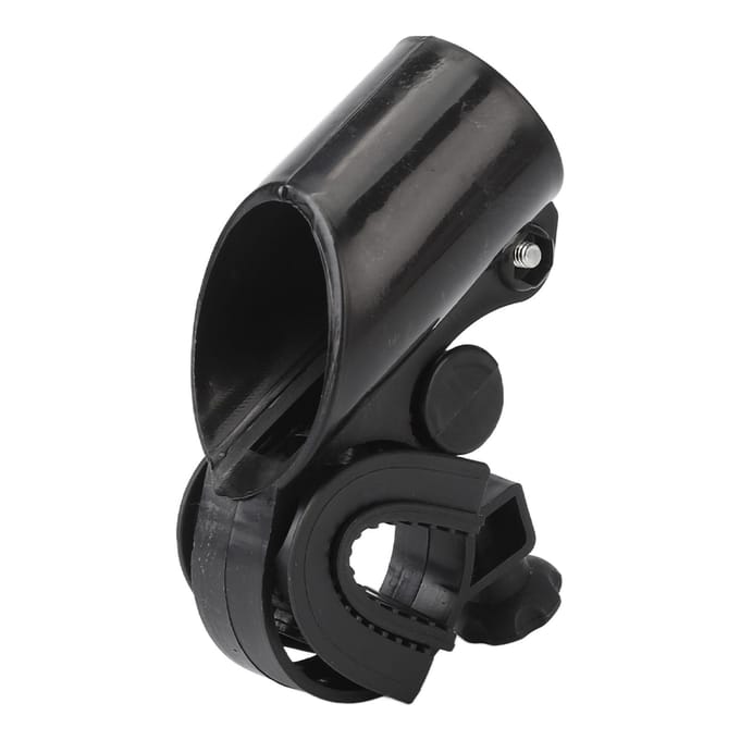 Support de Canne ABS Support de Rangement pour Canne Béquille pour Déambulateur Rollator Fauteuil Roulant black