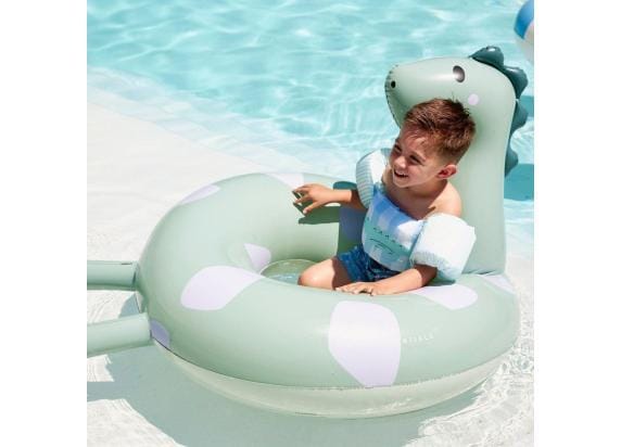 Swim Essentials Zwemring Green Dino 3D dia 95cm Opblaasbaar speelgoed