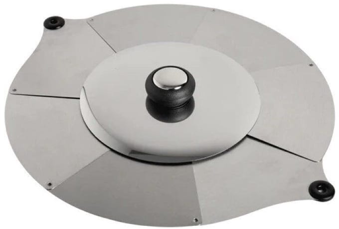 Universeel Verstelbaar Deksel - RVS - 12 tot 32 cm - 22,8x21,3x3,6 cm (GEN204)