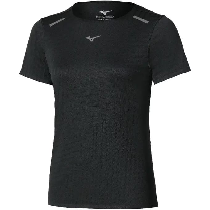 Mizuno Tech Light T-shirt Met Korte Mouwen Zwart M Vrouw