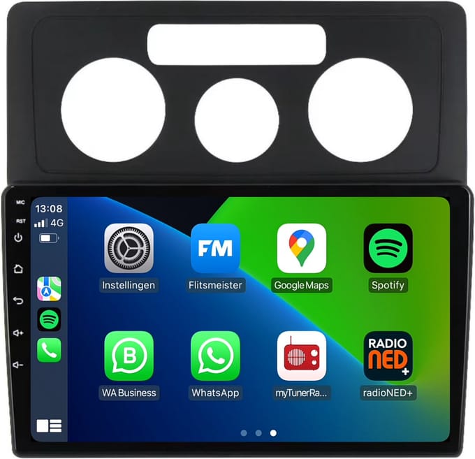 Carplay autoradio voor Volkswagen Caddy| 2004 t/m 2010 | Android 13 | Draadloos Apple Carplay & Android Auto | 2GB + 32GB | 8-Core processor | Davilon | 2025 model | 2004 2005 2006 2007 2008 2009 2010 | Bluetooth & Wifi