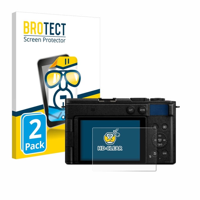 BROTECT - Screenprotector voor Panasonic Lumix DC-S9 - Folie Beschermfolie transparant 2 Stuks