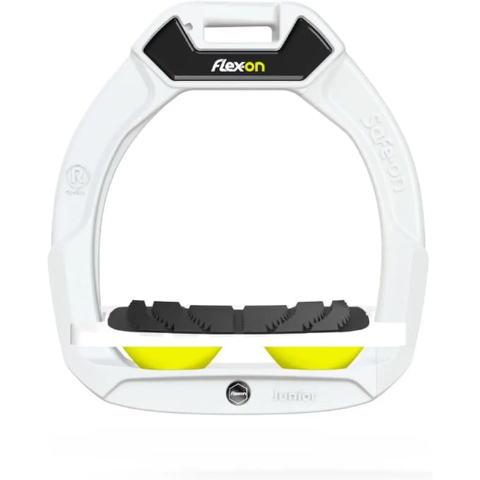 Veiligheidseenheden voor paardrijden Hellend Grip Wit/Wit/Geel Flex-On Safe-On