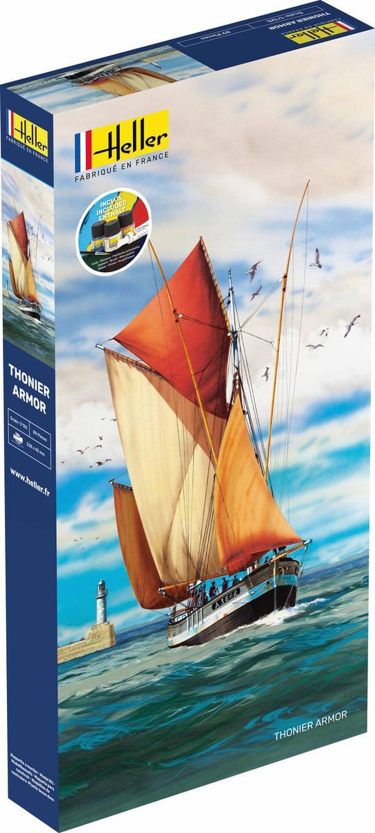 Heller Modelbouwpakket Schepen - 56609 Thonier Armor Ship - Starter Kit Plastic - 1:125 - Modelbouw