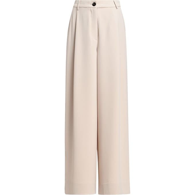 Essentiel Antwerp Wide Leg Pants Pantalons Beige Kelsea