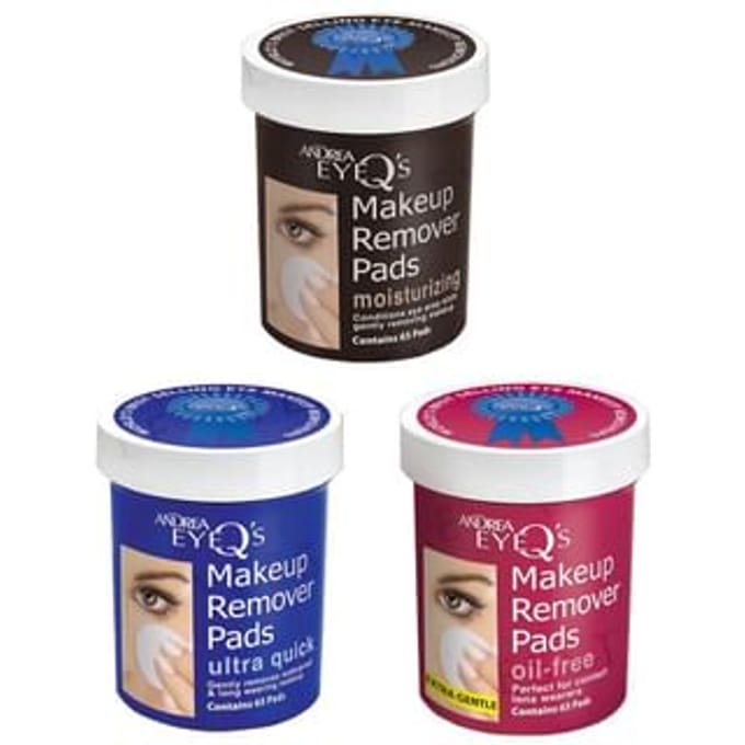 Andrea - Eye Q's Makeup Remover Pads Moisturizing - 65 pcs