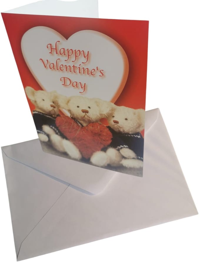 Valentijnskaart - Happy Valentine's Day - A