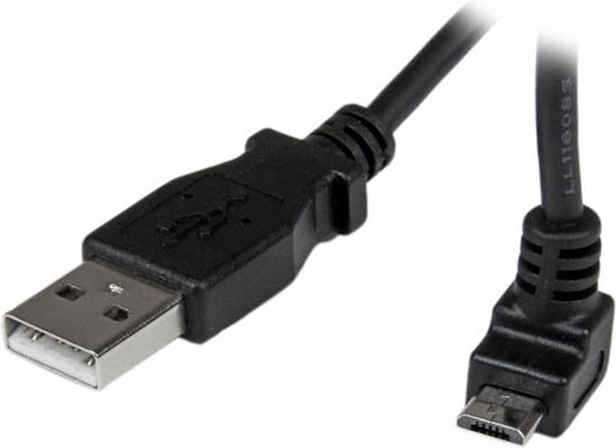 StarTech.com 1 m micro USB-kabel A-naar-micro-B met opwaartse hoek