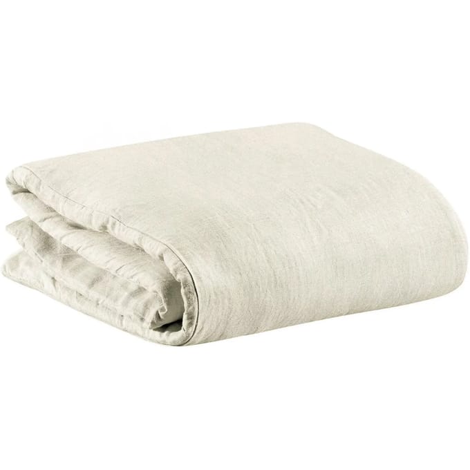Dekbedovertrek stonewashed katoen Vivaraise Zeff