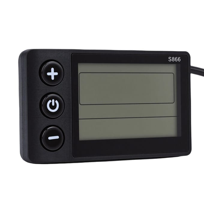 S866 Elektrische Scooter LCD Display Bedieningspaneel voor Scooter Modificatie Fietsaccessoire gray