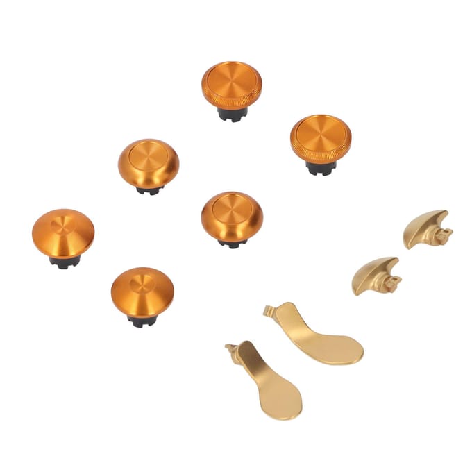 Joysticks en métal Acier inoxydable Joysticks de remplacement Boutons avec palettes pour or