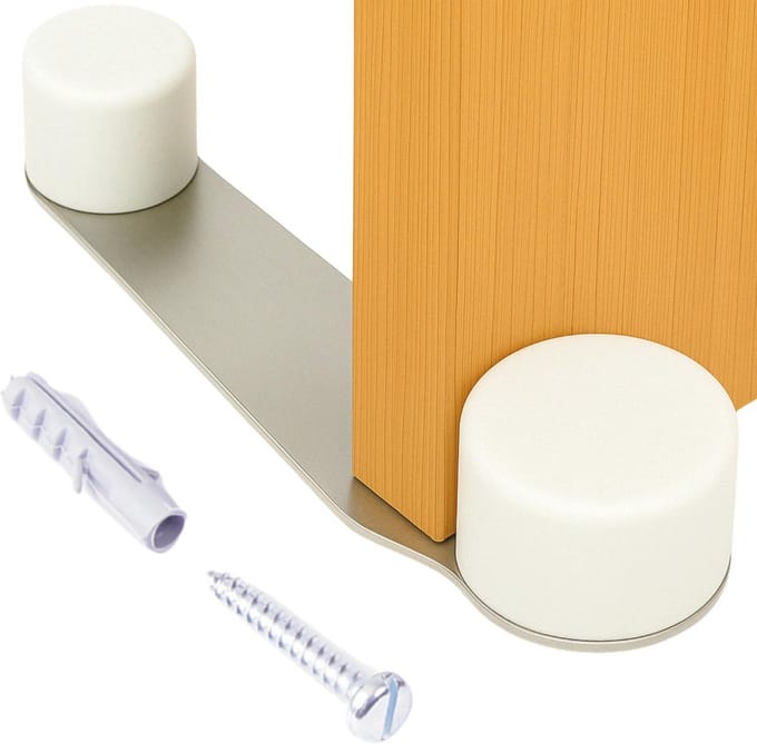 Draaibare Stopper 3,2 x 10,2 cm - Wit