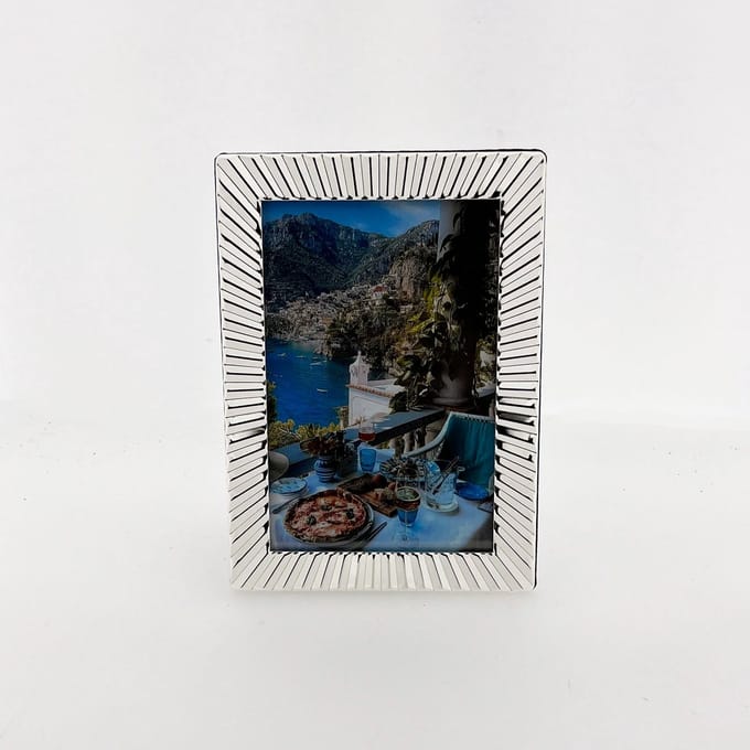 AL - Fotolijst - Zilver - Breed Ribbel - 10 x 15 cm