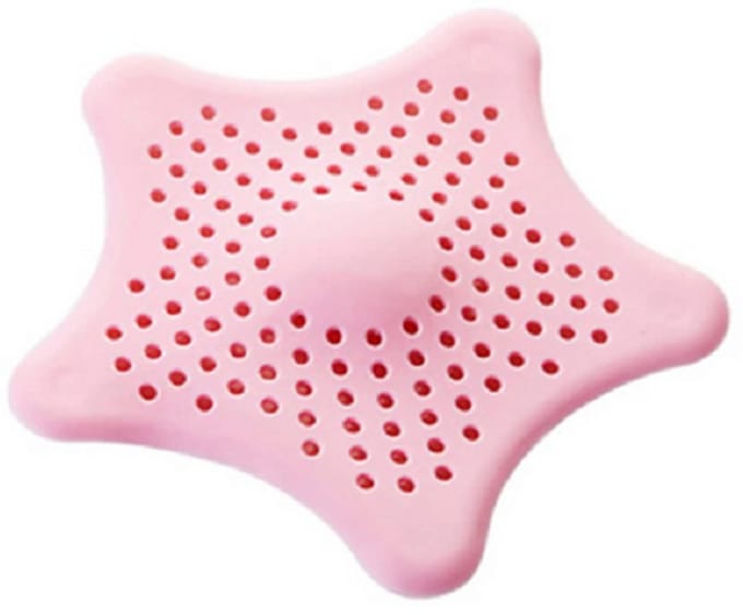 Gadgetpoint - Afvoerstop - Doucheputje - Afvoerplug - Afvoer - Gootsteen Zeef - Roze