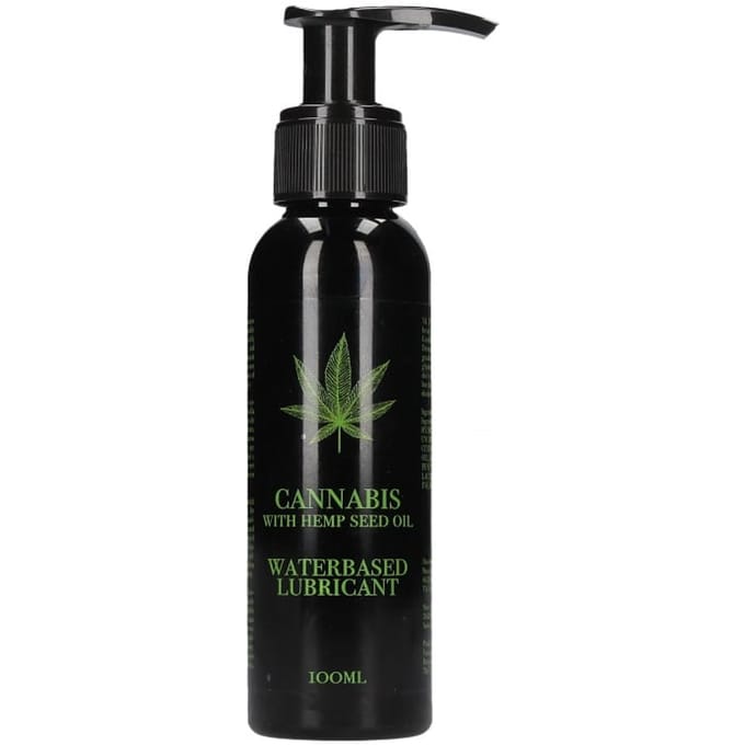 Cannabis with Hemp Seed Oil Water Based Lubricant - 3 fl oz / 100 ml