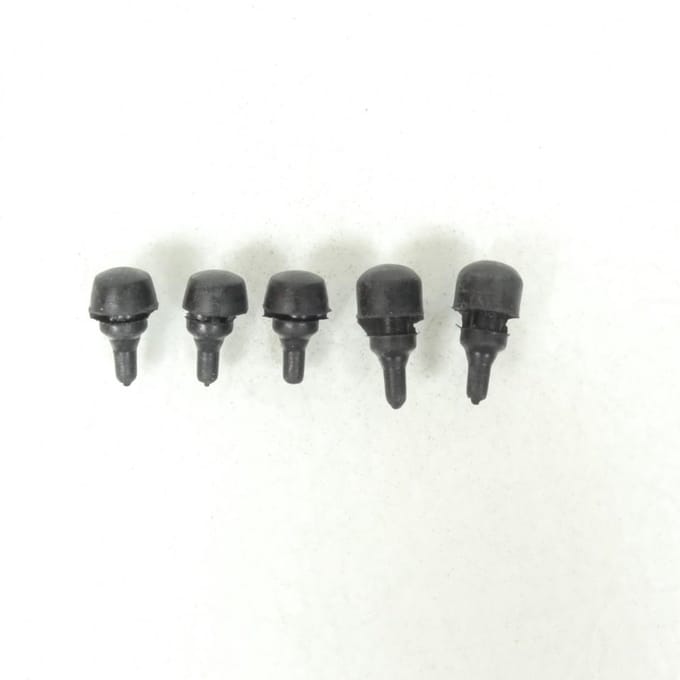 Set 7 rubbers RMS voor scooter Piaggio 50 Vespa Special 1970-83 142640564