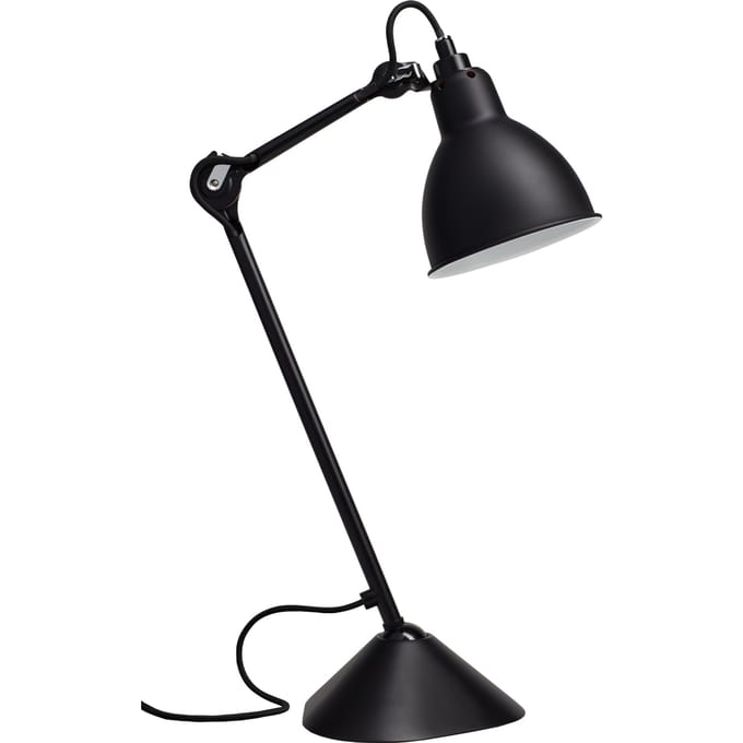 DCWéditions - LAMPE GRAS N°205 zwart tafellamp - zwart - rond