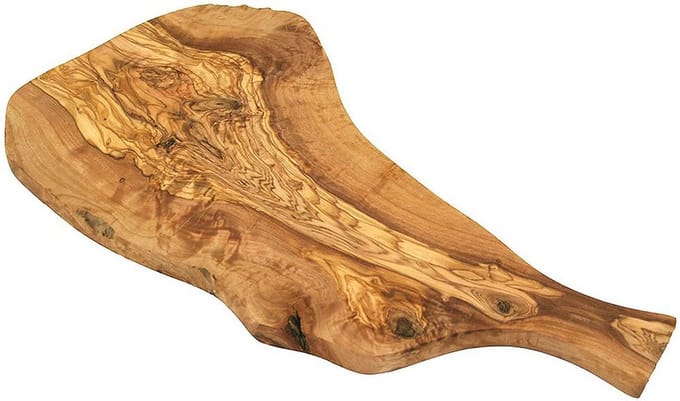 Olijfhout - Serveerplank olijfhout met handvat - Borrelplank