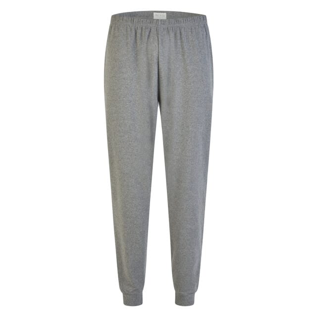 Phil & Co Heren Winter Pyjama Set Lang Interlock Grijs Gestreept - Maat M